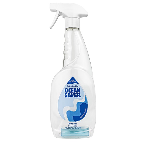 Image of OceanSaver Herbruikbare Fles met Antibacteriële Schoonmaakdruppel