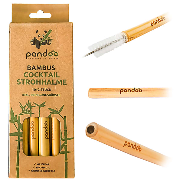 Pandoo Bamboe Cocktail Rietjes 4280001327733