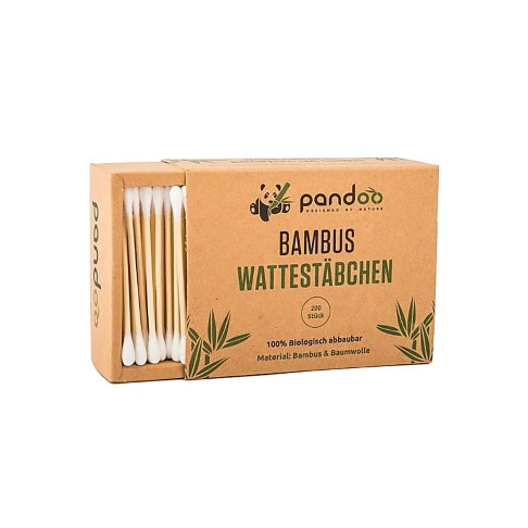 Pandoo Bamboe Wattenstaafjes (200 stuks)