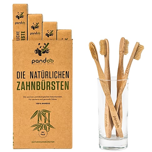 Pandoo Toothbrushes Pack van 4