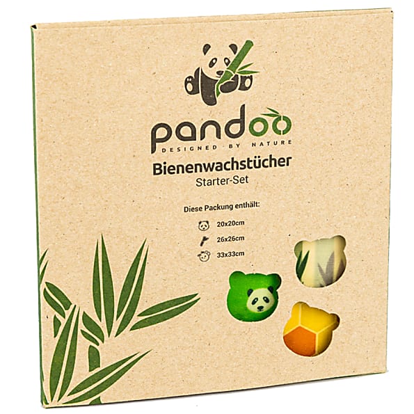 Image of Pandoo Beeswax Wraps Starter Set