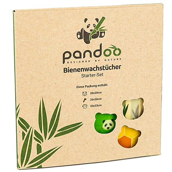 Pandoo Beeswax Wraps Starter Set 4260519586945