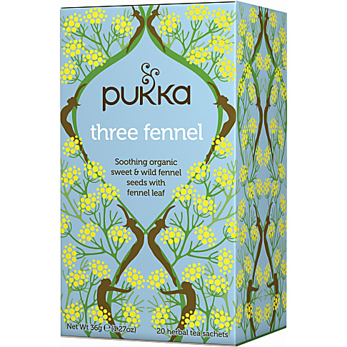 Pukka Three Fennel (Venkel) Bio Thee (20 zakjes)