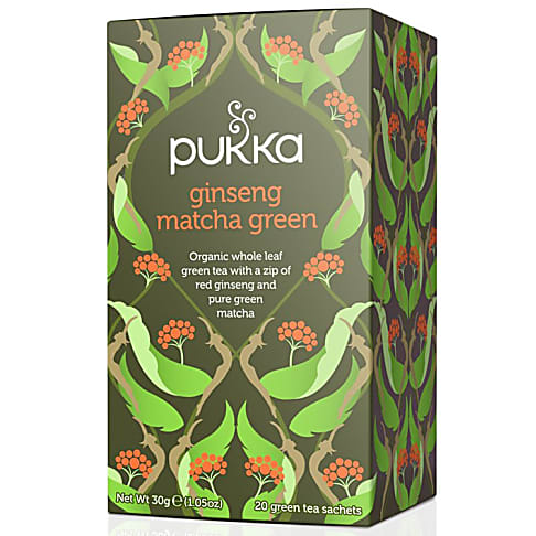 Pukka Ginseng Matcha Green Bio Thee (20 zakjes)