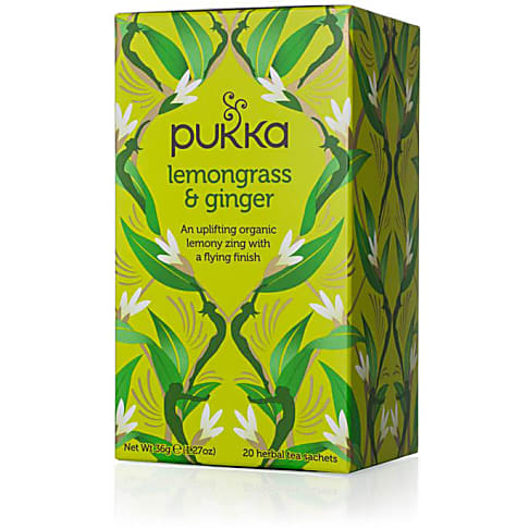 Pukka Lemongrass & Ginger Bio Thee (20 zakjes)