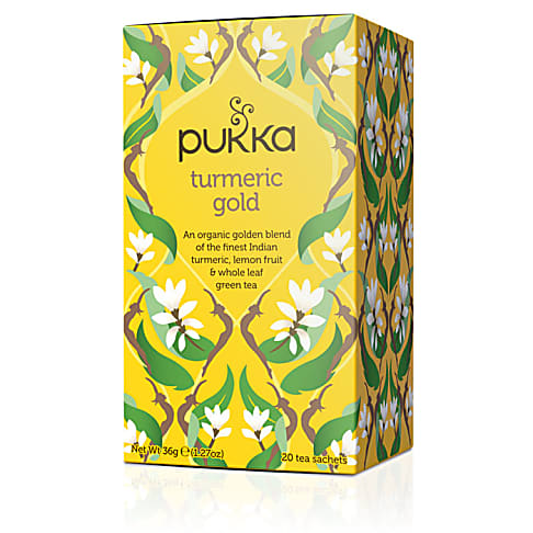 Pukka Kurkuma Gouden Bio Thee (20 zakjes)