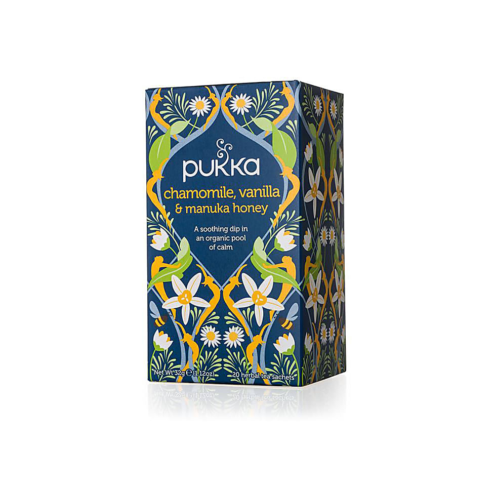 Image of Pukka Chamomile Vanilla & Manuka Honey Bio Thee 20 zakjes