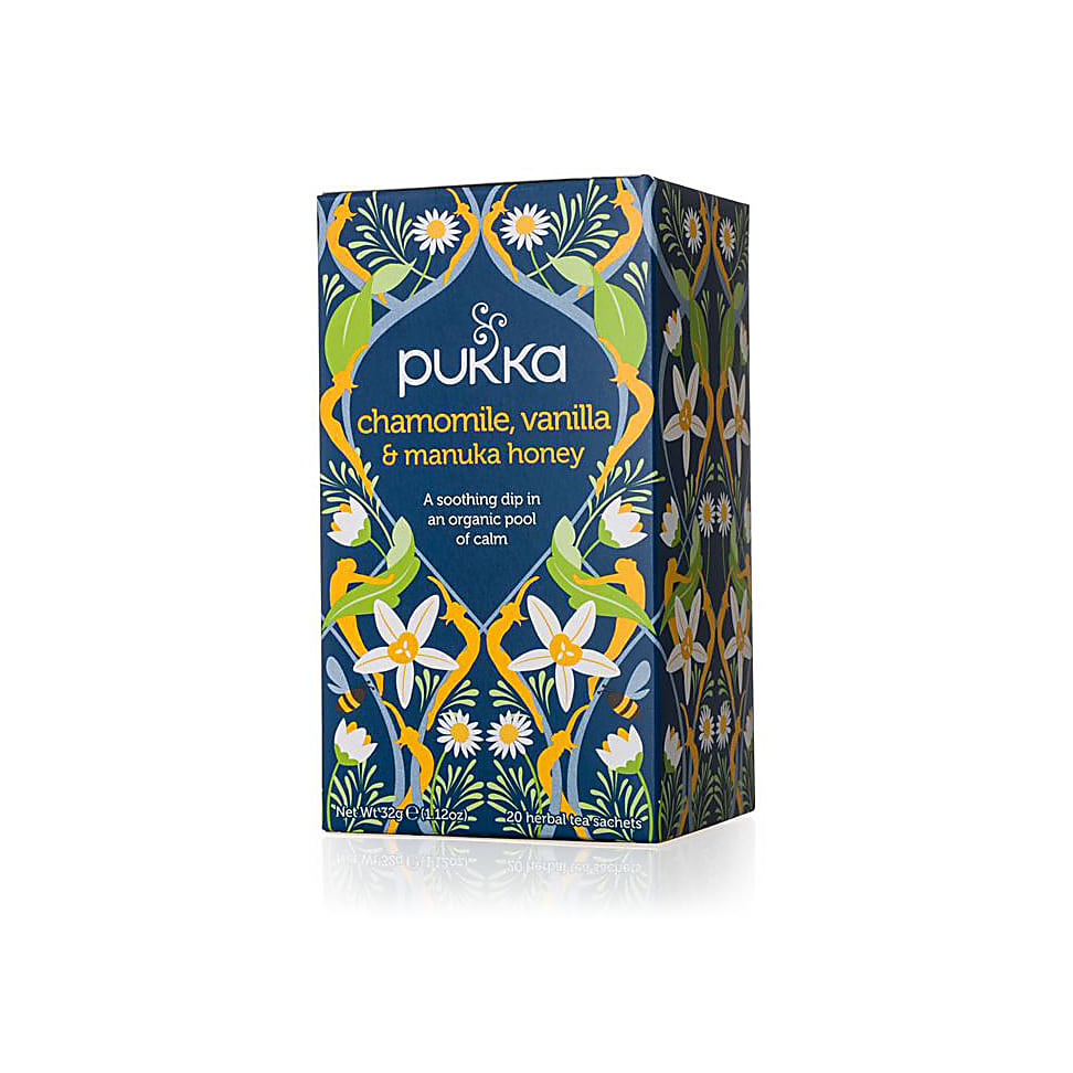 Pukka Chamomile Vanilla Manuka Honey Thee 20 Zakjes pukka kopen in de aanbieding Pukka Chamomile Vanilla Manuka Honey Thee 20 Zakjes pukka kopen in de aanbieding