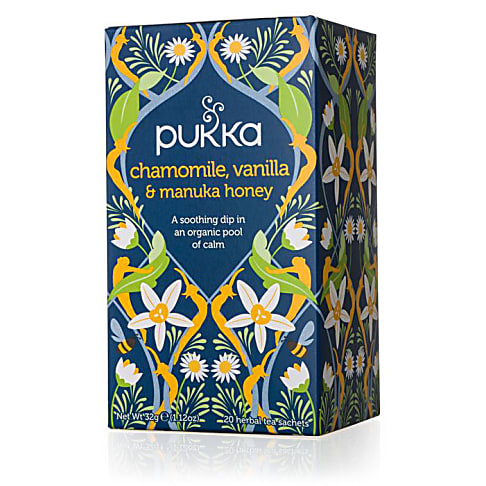 Pukka Chamomile Vanilla & Manuka Honey Bio Thee (20 zakjes)