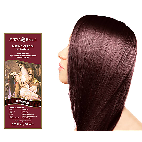 Image of Surya Brasil Henna Cream Burgundy