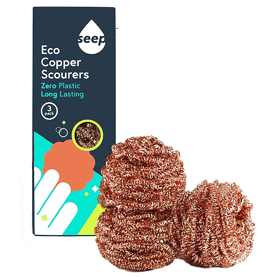 Seep Recyclebare Koperen Schuursponzen - 3-Pak 5060812060192