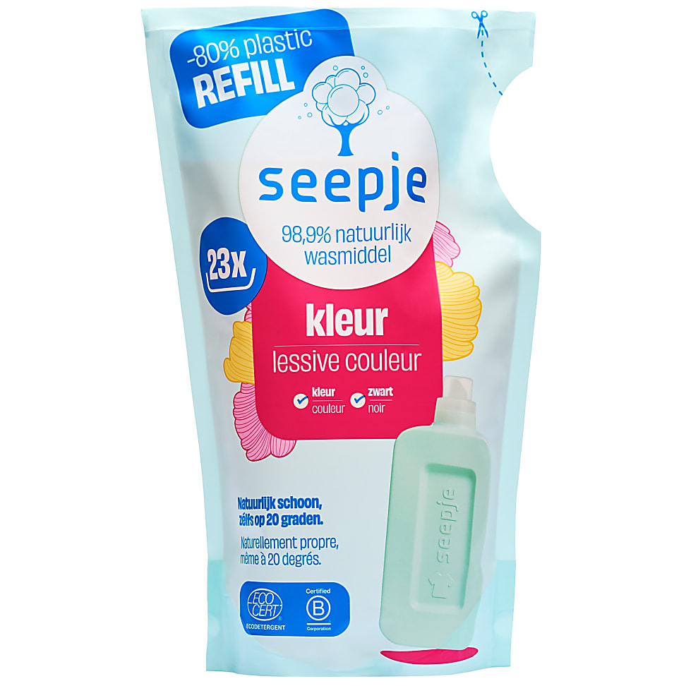 Image of Seepje Wasmiddel Kleur Navulzak