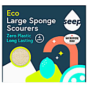 Seep Composteerbare Schuurspons Large (4 stuks)