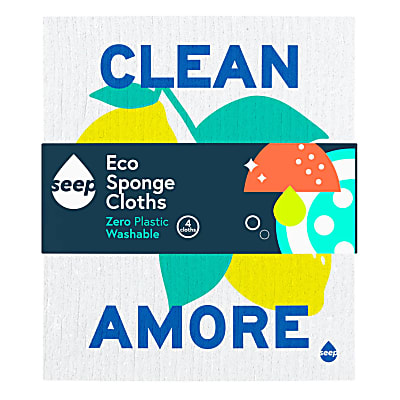 Seep Limited Edition Clean With Amore Sponsdoeken (4 stuks)