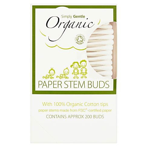 Simply Gentle Biologische Katoen Wattenstaafjes