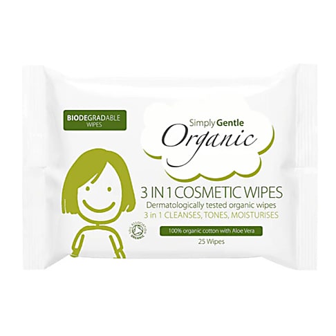 Simply Gentle Biologische 3 in 1 Cosmetische Doekjes