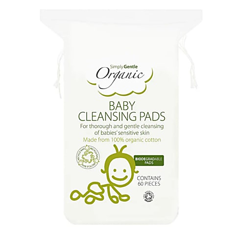 Simply Gentle Biologische Baby Wattenschijfjes