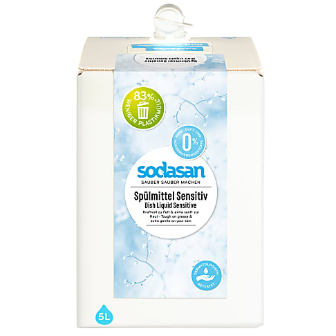 Sodasan Vloeibaar Afwasmiddel Sensitive (5L)