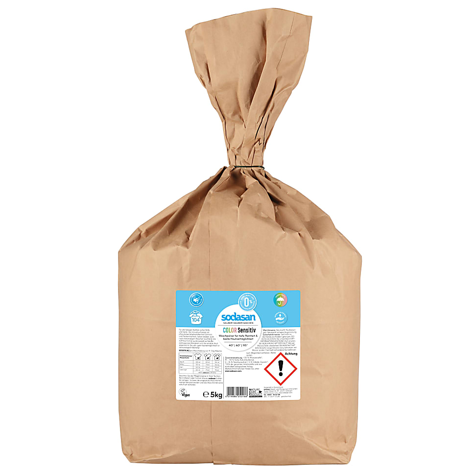Image of Sodasan Waspoeder Gekleurde Was Sensitive - 5kg