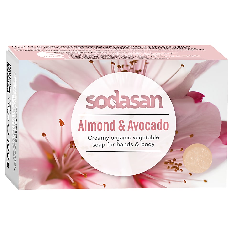 Image of Sodasan Zeep Bar Amandel & Avocado 100g