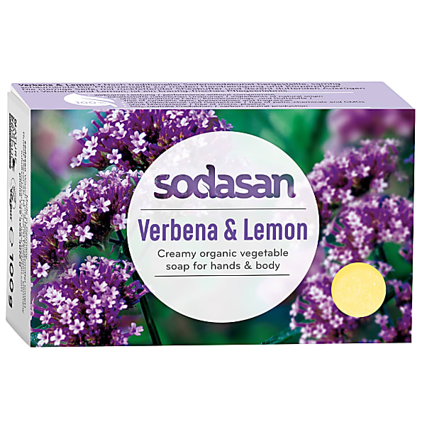 Image of Sodasan Zeep Bar Verbena & Citroen 100g