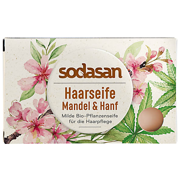 Image of Sodasan Haar Zeep Amandel & Hennep