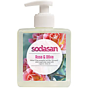 Sodasan Vloeibare Zeep Roos & Olijf (300ml)