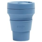 Stojo Opvouwbare Pocketbeker 355ml - Staalblauw