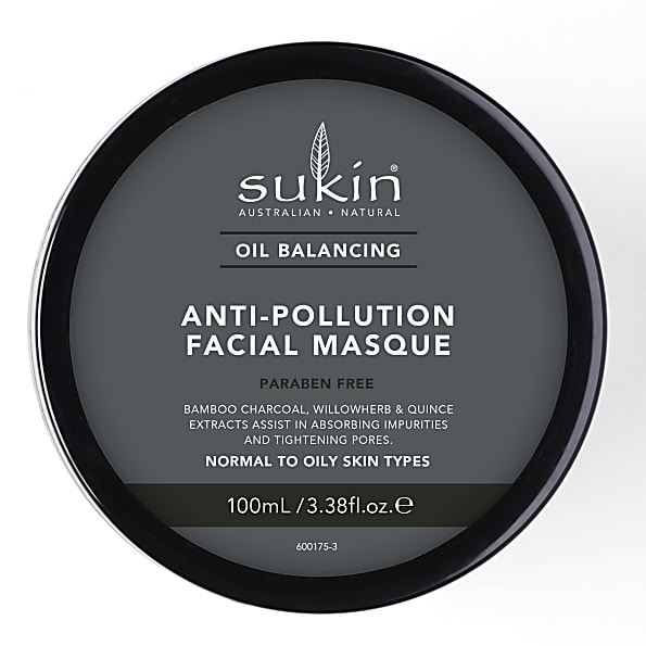 Image of Sukin Oil Balancing + Charcoal Anti-Pollution Facial Masque
