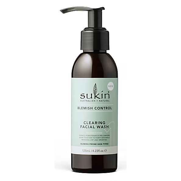 Image of Sukin Blemish Control Clearing Facial Wash 125ml