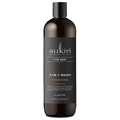 Sukin Men'S 3-In-1 Wash - Energising