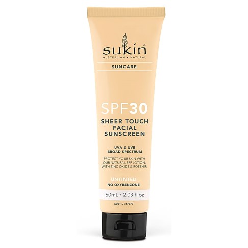 Sukin SPF30 Sheer Touch Gezichtszonnebrandcrème Ongetint