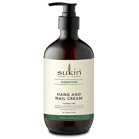 Sukin Hand & Nagelcrème (pomp) 500ml