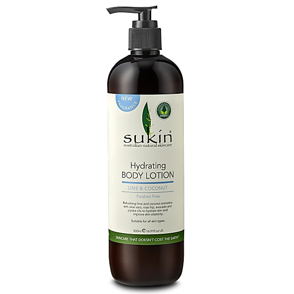 SUKIN Hydrating Body Lotion Lime and Coconut 500ml