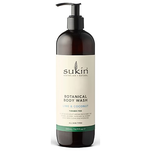 Sukin Botanical Body Wash Lime and Coconut 500ml