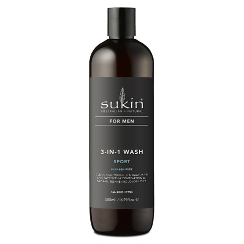 Sukin Men'S 3-In-1 Wash - Sport