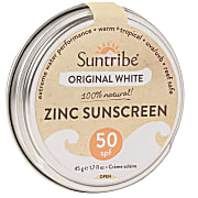 Suntribe Minerale Zink Zonnebrandcrème Gezicht SPF50 - Original White (45gr)