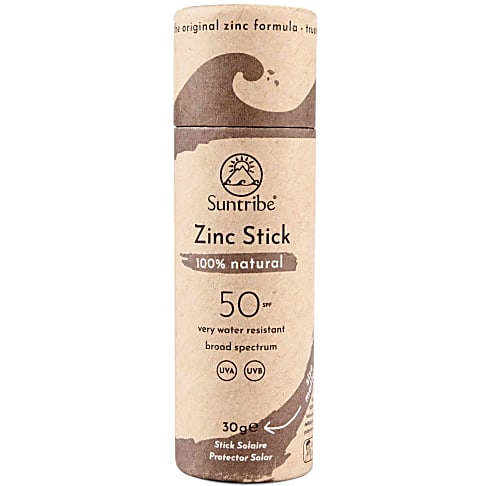Suntribe Minerale Zink Zonnebrand Stick SPF50 - Tinted