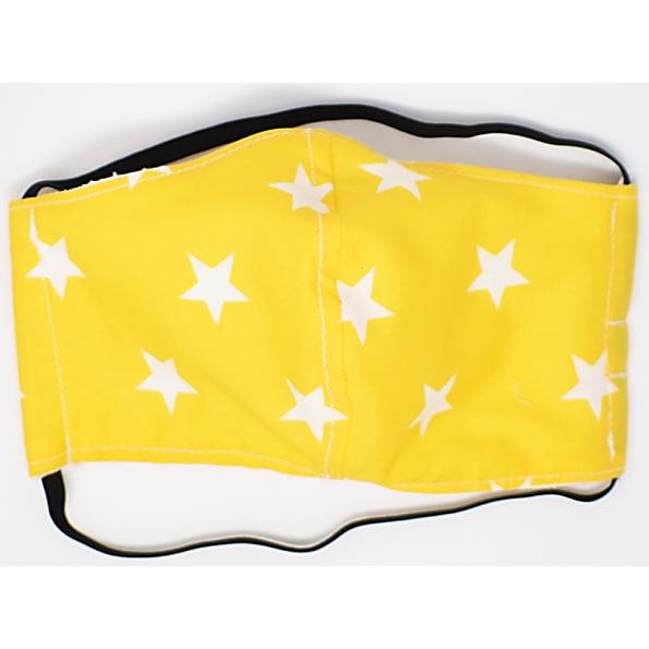 Image of Tabitha Eve Herbruikbaar Mondmasker Kids - Yellow Star