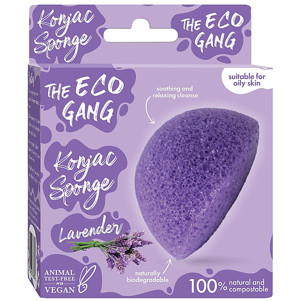 Image of The Eco Gang Konjac Spons - Lavendel