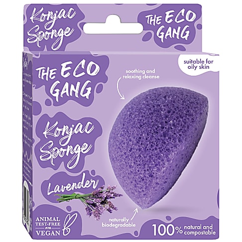 The Eco Gang Konjac Spons - Lavendel