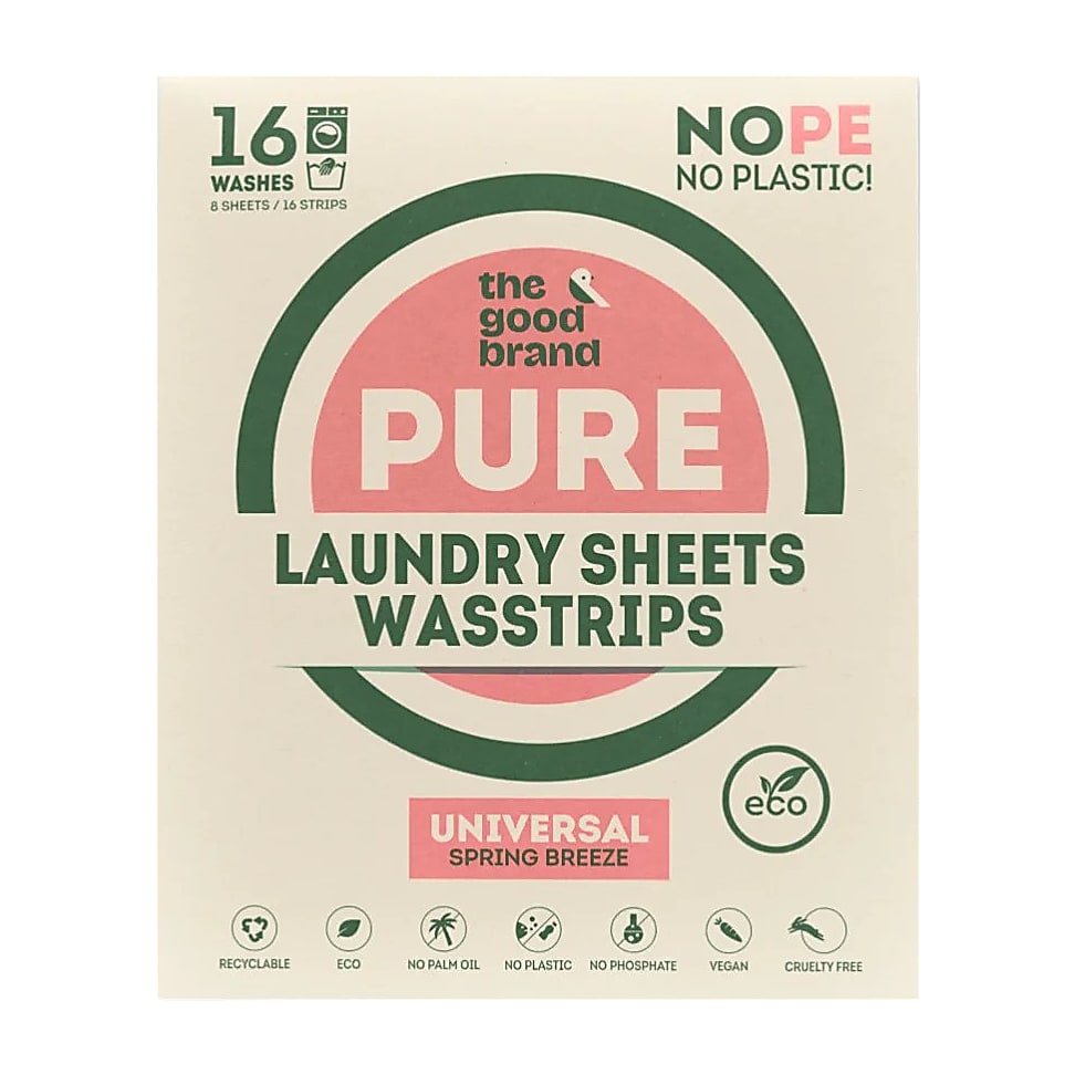 Image of The Good Brand Wasstrips Universal Spring Breeze 16 wasbeurten