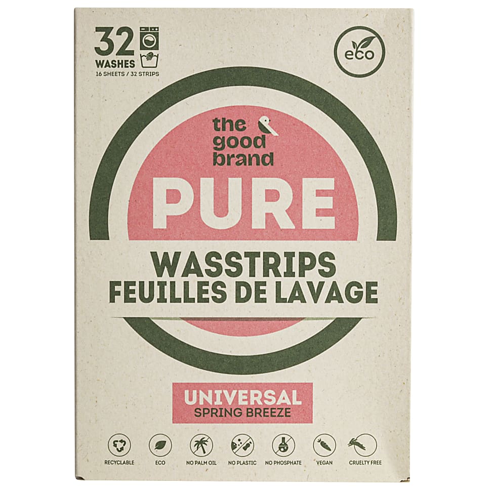 Big Green Smile The Good Brand Wasstrips - Universal 32 wasbeurten aanbieding