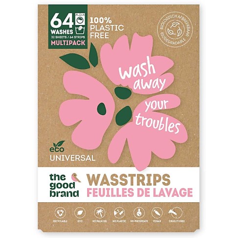 The Good Brand Wasstrips - Universal (64 wasbeurten)