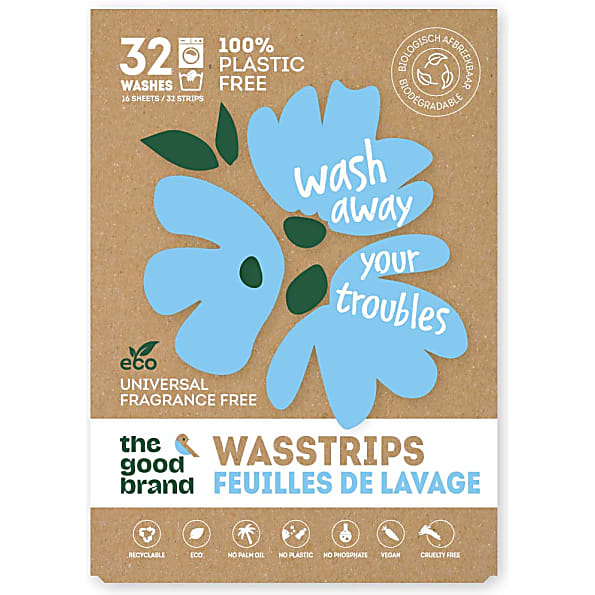Image of The Good Brand Wasstrips - Parfumvrij 32 wasbeurten
