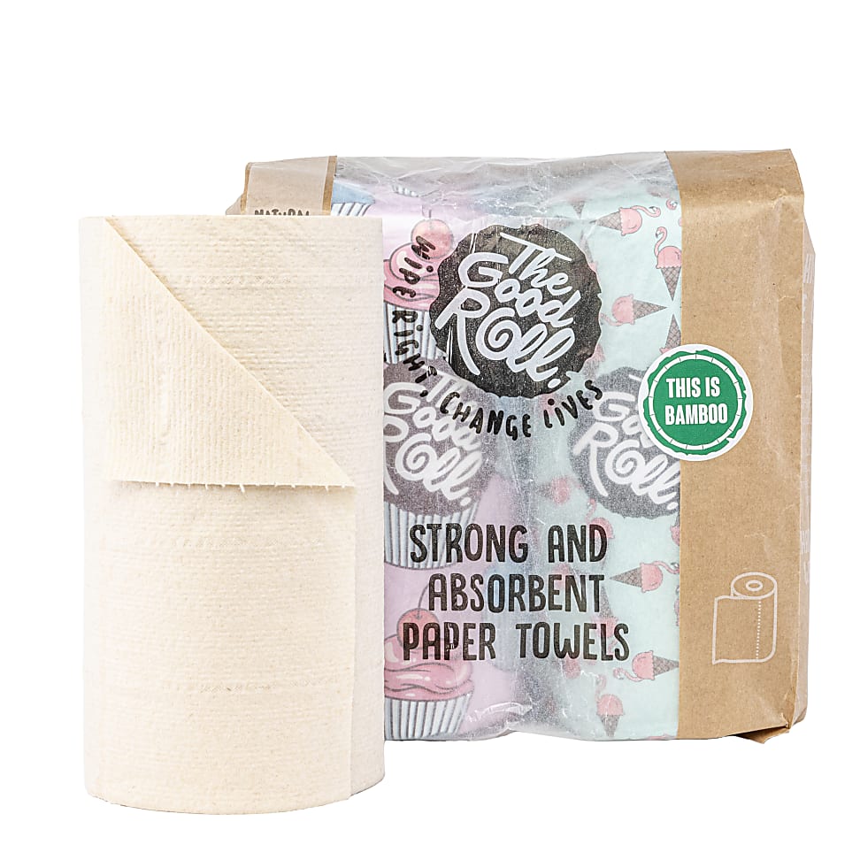 Image of The Good Roll Cheerful Bamboe Keukenrol 2 pack