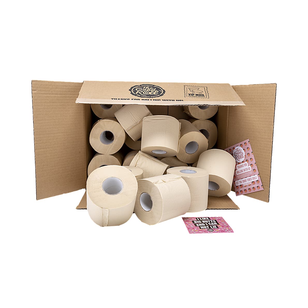 Structureel naald Materialisme The Good Roll The Naked Panda Edition Toiletpapier Bamboe (24 rollen) |  BigGreenSmile