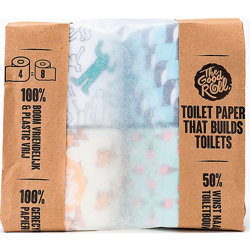 Image of The Good Roll Plasticvrij Bamboe Toiletpapier 4 Pack