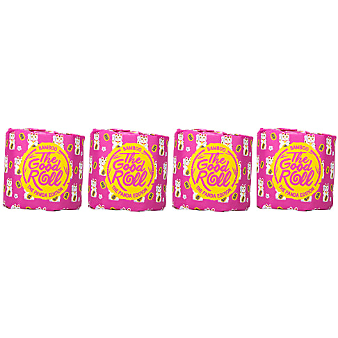 The Good Roll Panda Bamboe Toiletpapier (4 rollen)