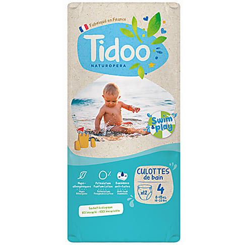 Tidoo Zwemluier Maat 4 (8-15 kg) 12 stuks